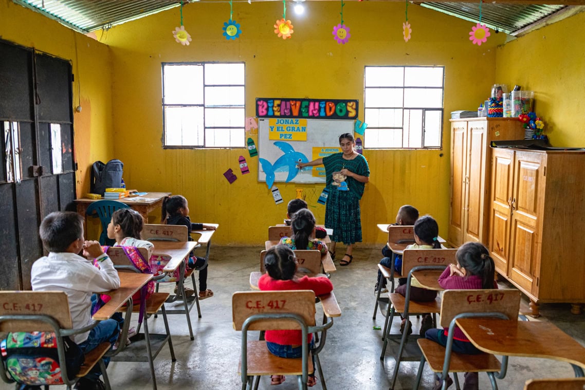 alt="Guatemala, Hoffnung, Wenn Hoffnung aufblüht, Kinderzentrum Eröffnung, SafeSpace, Compassion Deutschland"